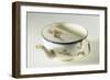 Cup for Invalids with Handle and Spout and Floral Decorations, Ceramic. Germany.-null-Framed Giclee Print