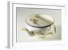 Cup for Invalids with Handle and Spout and Floral Decorations, Ceramic. Germany.-null-Framed Giclee Print