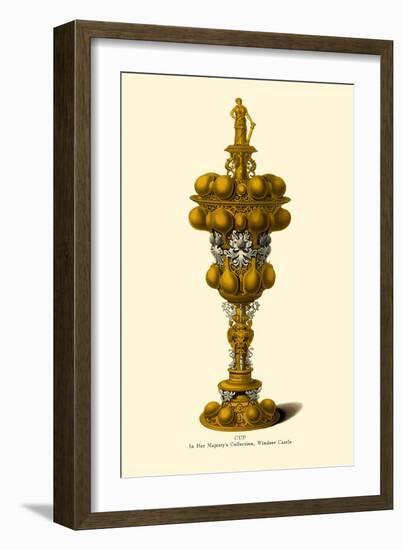 Cup, In Her Majesty's Collection, Windsor Castle-H. Shaw-Framed Art Print