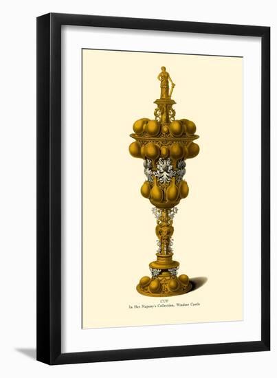 Cup, In Her Majesty's Collection, Windsor Castle-H. Shaw-Framed Art Print