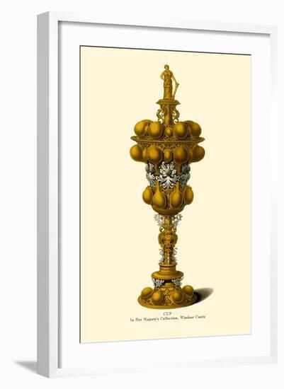 Cup, In Her Majesty's Collection, Windsor Castle-H. Shaw-Framed Art Print