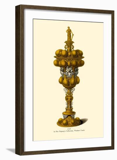 Cup, In Her Majesty's Collection, Windsor Castle-H. Shaw-Framed Art Print