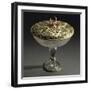 Cup in Rock Crystal and Enameled Gold, 16th Century-Gaspero Martellini-Framed Giclee Print