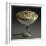 Cup in Rock Crystal and Enameled Gold, 16th Century-Gaspero Martellini-Framed Giclee Print