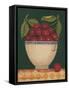 Cup O' Cherries-Diane Pedersen-Framed Stretched Canvas