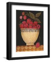 Cup O Raspberries-Diane Ulmer Pedersen-Framed Art Print