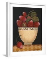 Cup O Strawberries-Diane Ulmer Pedersen-Framed Art Print