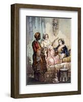Cup of Coffee, 1858-Amadeo Preziosi-Framed Giclee Print
