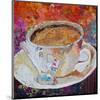 Cup Of Conversation-null-Mounted Art Print