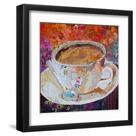 Cup Of Conversation-null-Framed Art Print