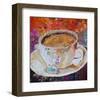 Cup Of Conversation-null-Framed Art Print