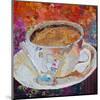 Cup Of Conversation-null-Mounted Art Print