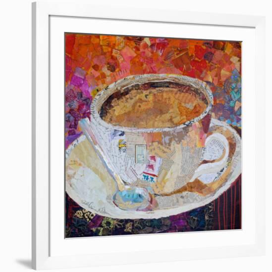 Cup Of Conversation-null-Framed Art Print