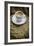 Cup of Espresso on a Sack with Unroasted Coffee Beans-Bernd Wittelsbach-Framed Photographic Print