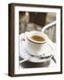 Cup of Espresso on Table in Cafe-null-Framed Photographic Print