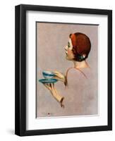 "Cup of Java,"April 30, 1932-Penrhyn Stanlaws-Framed Giclee Print