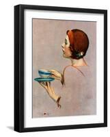 "Cup of Java,"April 30, 1932-Penrhyn Stanlaws-Framed Giclee Print