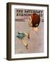 "Cup of Java," Saturday Evening Post Cover, April 30, 1932-Penrhyn Stanlaws-Framed Premium Giclee Print