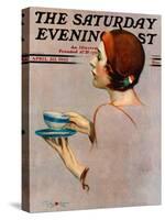 "Cup of Java," Saturday Evening Post Cover, April 30, 1932-Penrhyn Stanlaws-Stretched Canvas