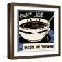 Cup'pa Joe Best in Town-null-Framed Art Print