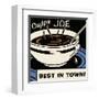 Cup'pa Joe Best in Town-null-Framed Art Print