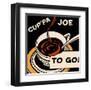 Cup'pa Joe to Go-null-Framed Art Print