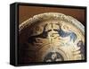Cup Showing Animal Figures, Late Geometric-Style Pottery, Greece-null-Framed Stretched Canvas