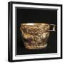 Cup with Domestic Bulls-null-Framed Giclee Print