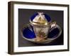 Cup with Lid and Saucer, 1840-1850-null-Framed Giclee Print