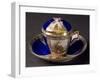 Cup with Lid and Saucer, 1840-1850-null-Framed Giclee Print