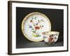 Cup Without Handle and Saucer with Blue Chinoiserie Decorations, 1725-null-Framed Giclee Print