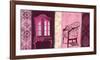 Cupboard & Brocade-Anna Flores-Framed Art Print