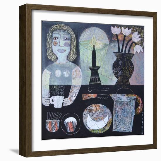 Cupcake and Croissant-Hilke Macintyre-Framed Giclee Print