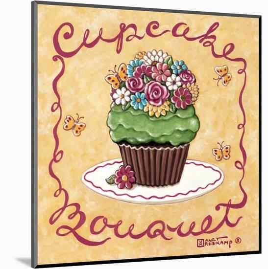 Cupcake Bouquet-Janet Kruskamp-Mounted Art Print