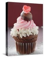Cupcake for Valentine's Day-null-Stretched Canvas