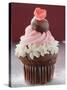 Cupcake for Valentine's Day-null-Stretched Canvas