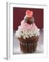 Cupcake for Valentine's Day-null-Framed Photographic Print