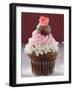 Cupcake for Valentine's Day-null-Framed Photographic Print