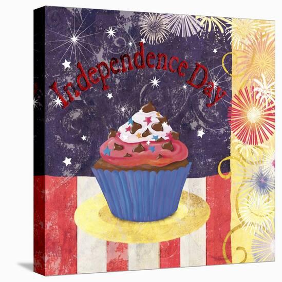 Cupcake Holidays III-Fiona Stokes-Gilbert-Stretched Canvas