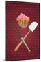 Cupcake - Whisk and Spatula-null-Mounted Poster
