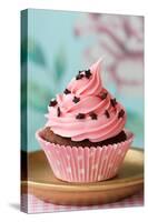 Cupcake-Ruth Black-Stretched Canvas