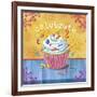 Cupcake-Fiona Stokes-Gilbert-Framed Giclee Print