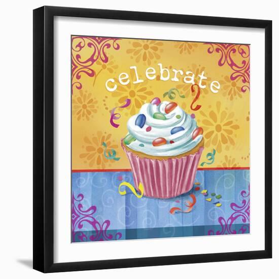 Cupcake-Fiona Stokes-Gilbert-Framed Giclee Print