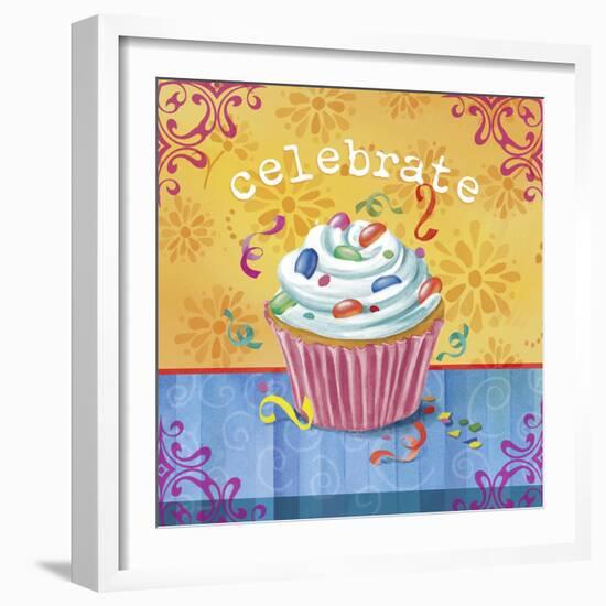 Cupcake-Fiona Stokes-Gilbert-Framed Giclee Print