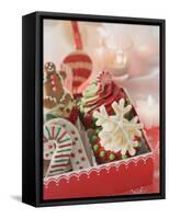 Cupcakes and Christmas Biscuits to Give as a Gift-null-Framed Stretched Canvas