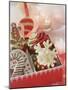 Cupcakes and Christmas Biscuits to Give as a Gift-null-Mounted Photographic Print