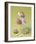 Cupcakes and Flowers-Louis Gaillard-Framed Art Print