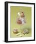 Cupcakes and Flowers-Louis Gaillard-Framed Art Print