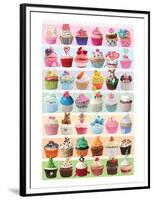 Cupcakes Celebration-null-Framed Premium Giclee Print