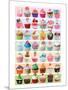 Cupcakes Celebration-null-Mounted Premium Giclee Print